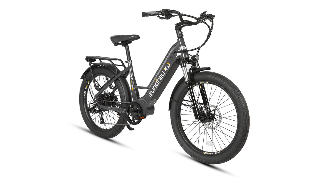 e commuter bicycle black