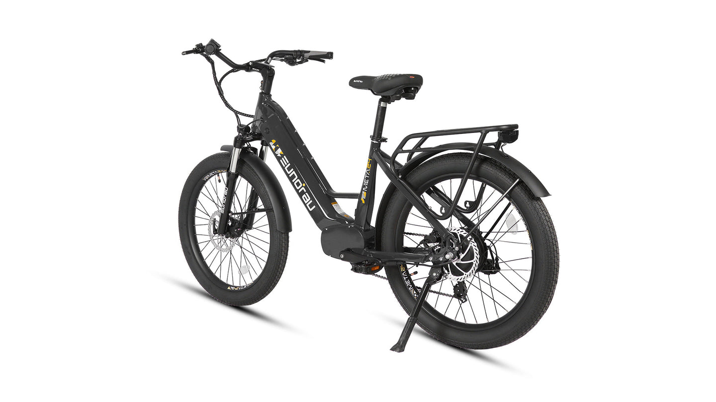 e commuter bicycle black